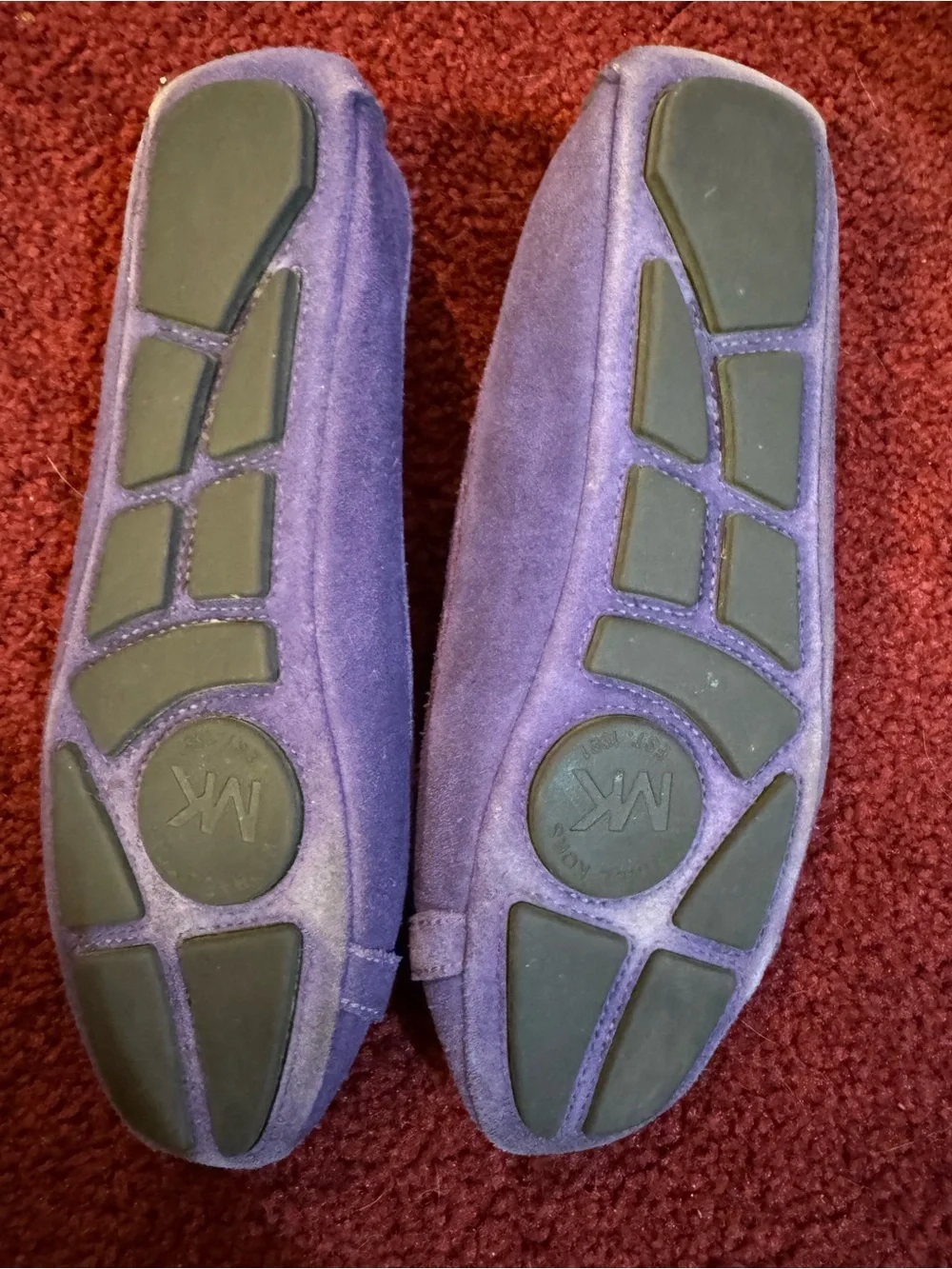 Women’s purple Michael kors loafers size 8M